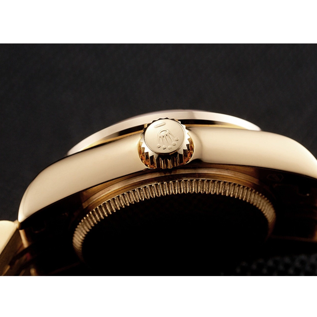 Aaa replica watch Bracelet Swiss Bezel Jubilee Diamond Lady-Datejust Gold 1454096 Champagne Rolex Dial 0612
